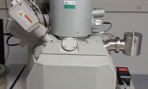 Scanning electron microscope with autoemission cathode